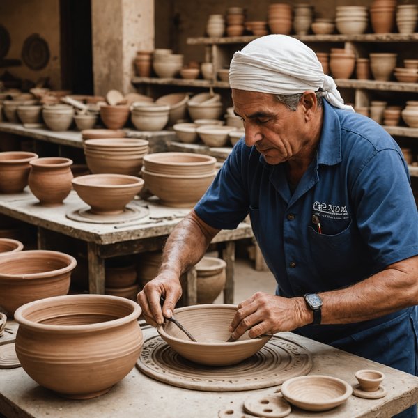 Quelles croisières offrent des ateliers de fabrication de céramique en Afrique du Nord?